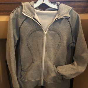 LuluLemon grey and black hoodie! Excellent condition!